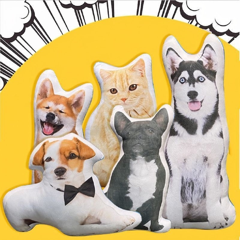 Custom Pet Stuffed Pillow – Personalized Pet Pillow From Your Photo